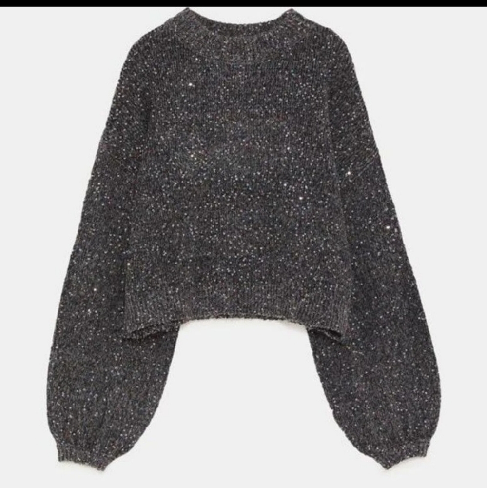 Zara sequin sweaters